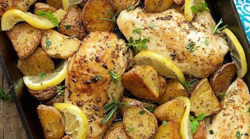 Roasted Garlic & Herb Chicken in Air fryer