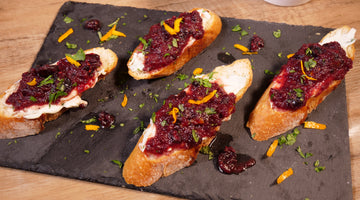 Air fryer Cranberry Orange Crostini | ULTREAN
