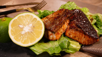 Air fryer Salmon with Balsamic BBQ Sauce | ULTREAN