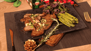 Garlic Butter Steaks in an Air fryer