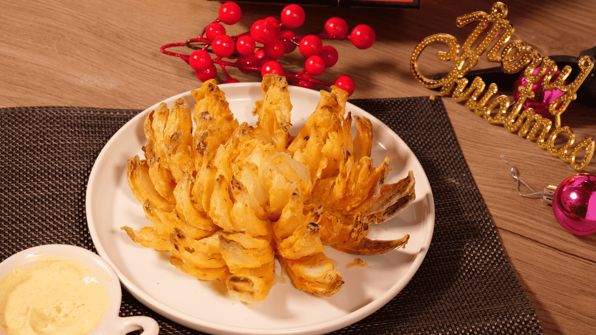 Best Air Fryer Blooming Onion Recipe - How to Make Air Fryer Blooming Onion