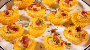 Air fryer Crunchy Deviled Eggs | ULTREAN