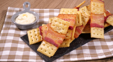 Air fryer Bacon Parmesan Crackers | ULTREAN