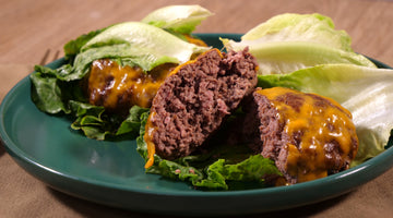 Air fryer Lettuce Wrap Cheeseburger | ULTREAN