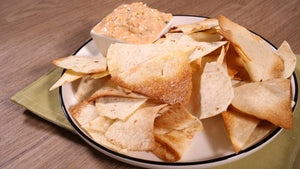Air fryer Tortilla Chips with Cucumber Dip | ULTREAN