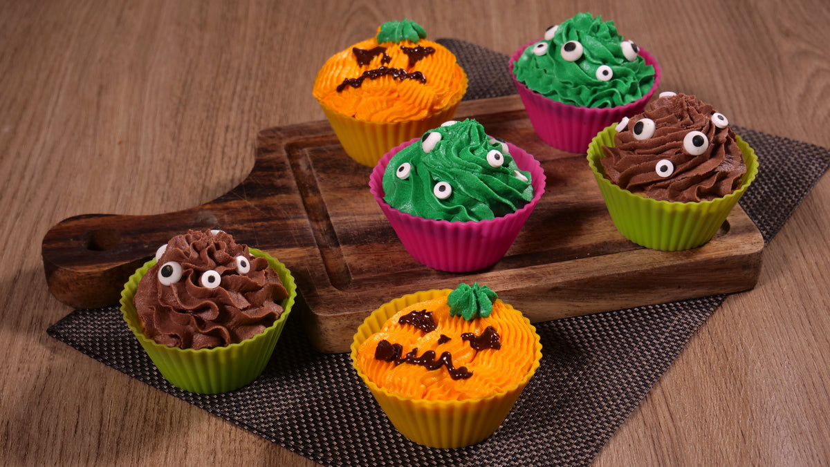 Air fryer Spooky Halloween Cupcakes – Ultrean