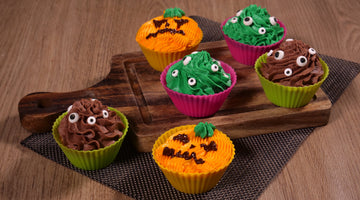 Air fryer Spooky Halloween Cupcakes | ULTREAN