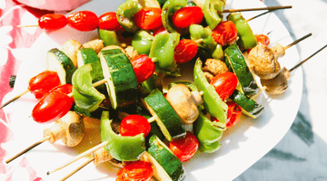 Air Fryer Veggie Kabobs