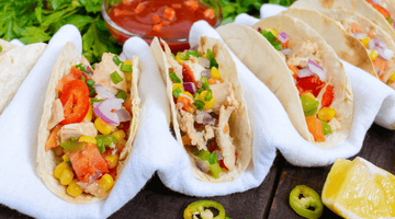 Air Fryer Veggie Tacos