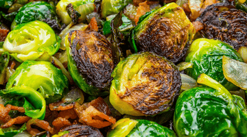 Air fryer Crispy Brussels Sprouts