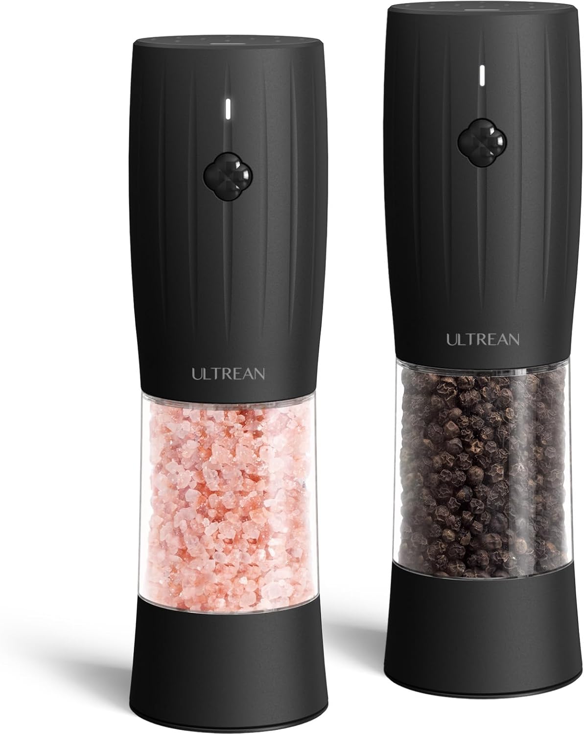 Ultrean Salt and Pepper Grinder Set, Rechargeable Salt and Pepper Mill
