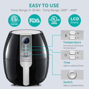 Ultrean 4.2 Quart Air Fryer