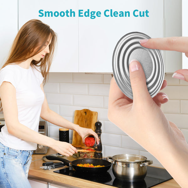 Ergonomic Can Opener with Bottle Opener | Easy-Grip Manual Opener with Bottle Opener | ULTREAN