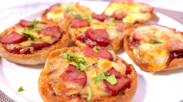 English Muffin Pizza in Air fryer