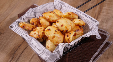 Air fryer Cheese Garlic Drop Biscuits | ULTREAN