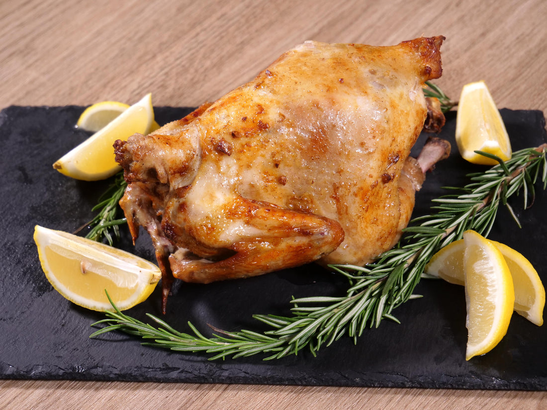 Air fryer Lemon-Garlic Rotisserie Chicken | ULTREAN