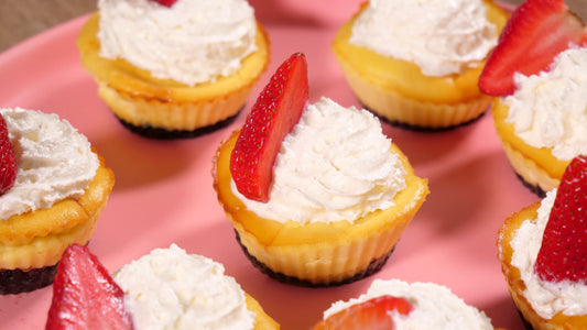 Air fryer Mini Strawberry Oreo Cheesecake | ULTREAN