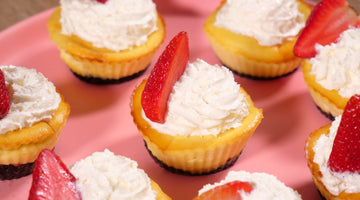 Air fryer Mini Strawberry Oreo Cheesecake | ULTREAN