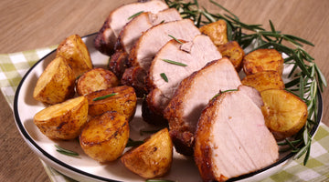 Air fryer Pork Loin with Potatoes | ULTREAN
