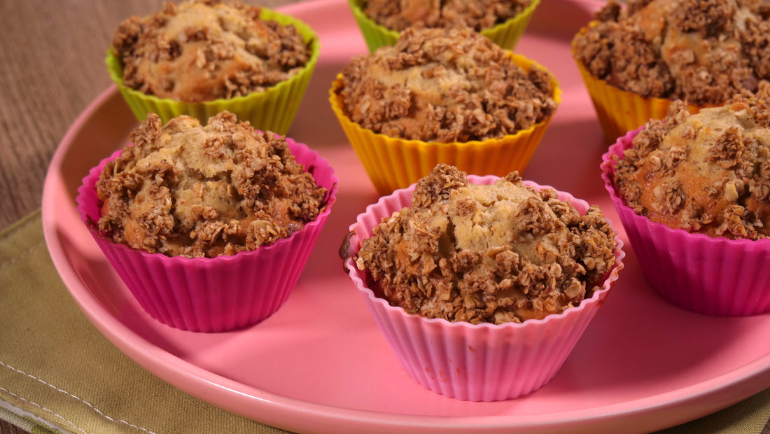 Air fryer Banana Oatmeal Muffins | ULTREAN