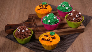 Air fryer Spooky Halloween Cupcakes | ULTREAN