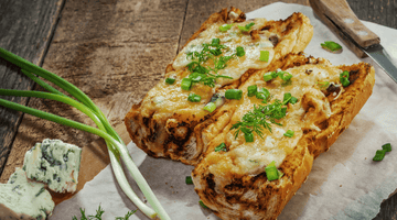 Veggie and Cheese Open-Faced Toast