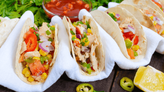 Air Fryer Veggie Tacos