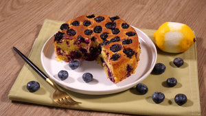 Air fryer Lemon Blueberry Cake | ULTREAN