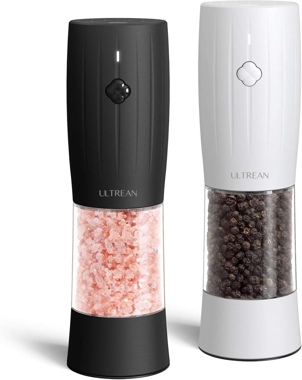 Ultrean Salt and Pepper Grinder Set, Rechargeable Salt and Pepper Mill