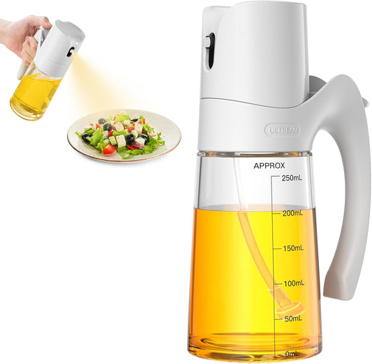 Ultrean Oil Sprayer for Cooking, 10oz/300ml Olive Oil Dispenser Bottle