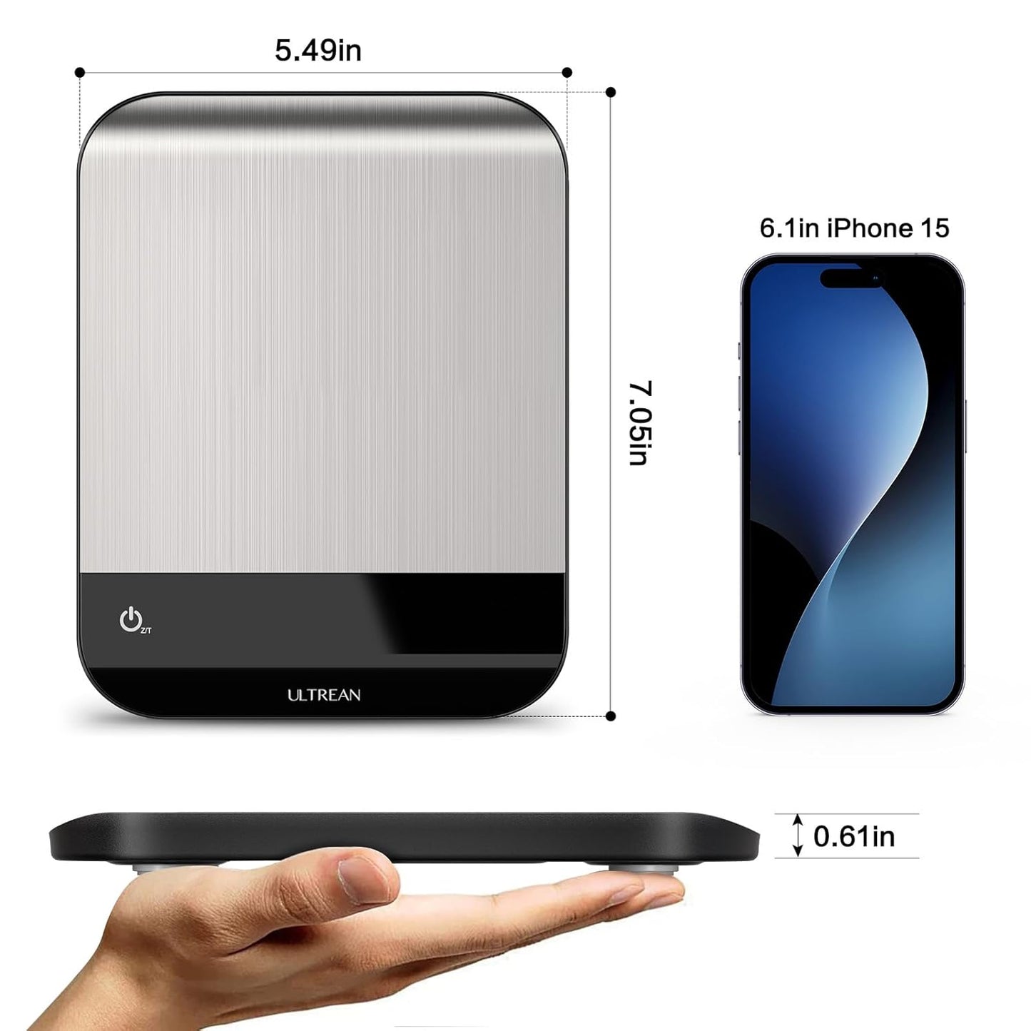 Ultrean Smart Food Scale with Nutritional Calculator