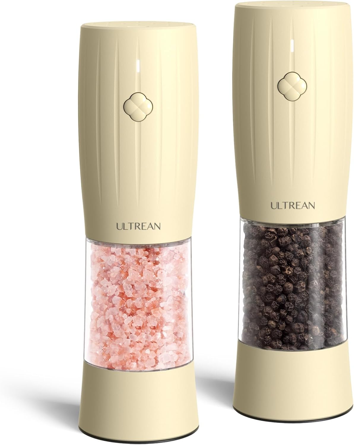 Ultrean Salt and Pepper Grinder Set, Rechargeable Salt and Pepper Mill