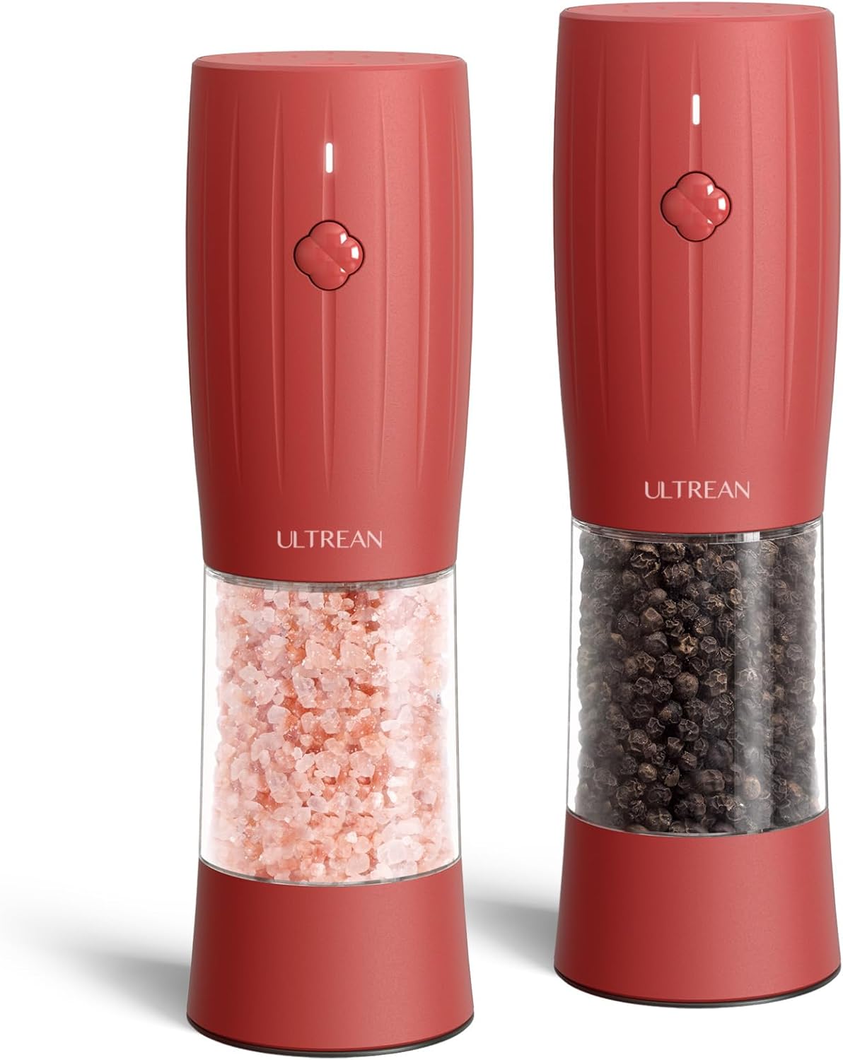 Ultrean Salt and Pepper Grinder Set, Rechargeable Salt and Pepper Mill