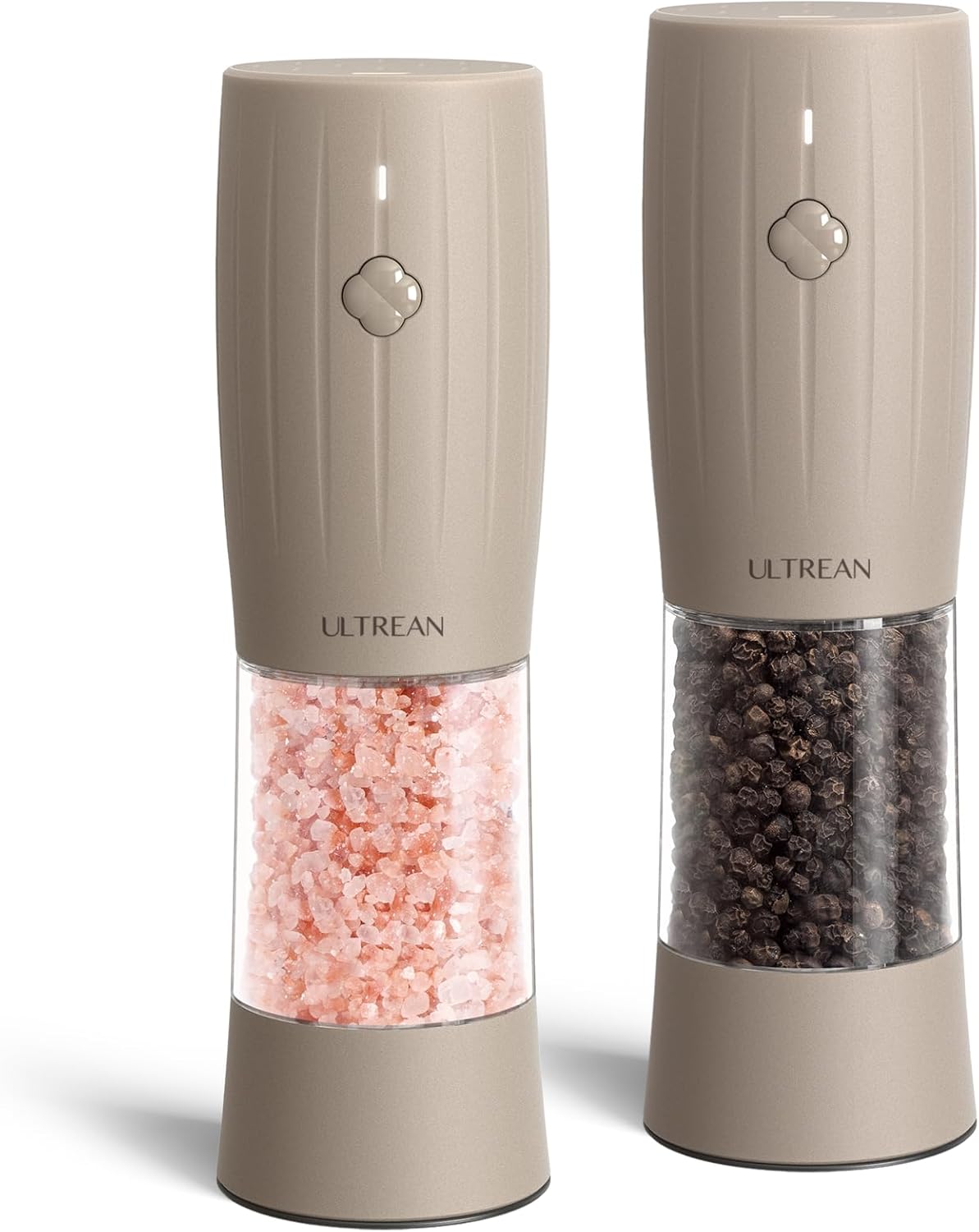 Ultrean Salt and Pepper Grinder Set, Rechargeable Salt and Pepper Mill