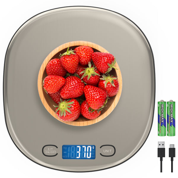 Food Scale, Digital Kitchen Scale Weight g/ml/oz/lb.oz for Cooking Baking,  Precise Graduation