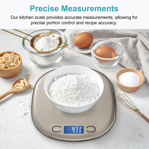Greater Goods Nourish Digital Kitchen Food Scale and Portions