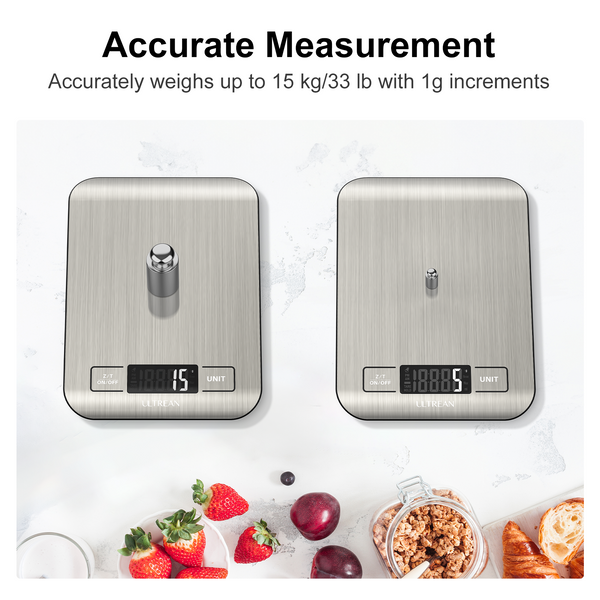 Ultrean Rechargeable Digital Kitchen Scale