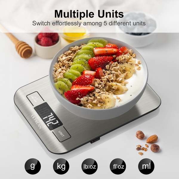 Ultrean Rechargeable Digital Kitchen Scale