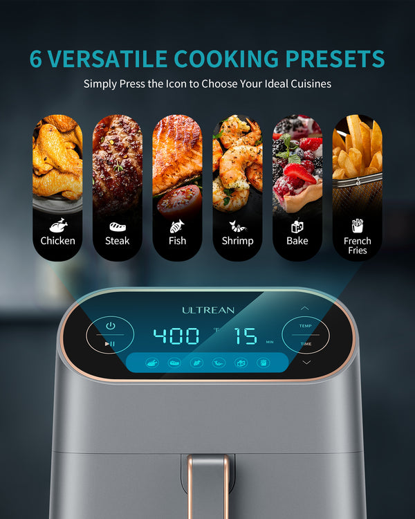 Ultrean Air Fryer – Hot Digital Oil-Free Fryer